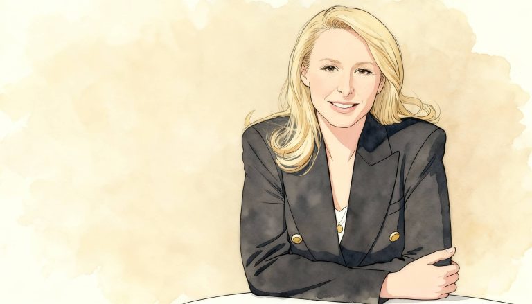 Illustration numérique de Marion Maréchal, création artistique d'une figure politique féminine =Marion Maréchal