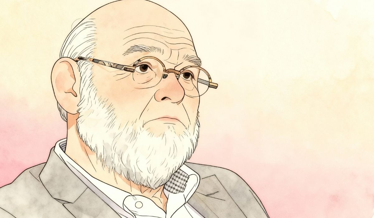 Illustration d'un portrait de Robert Hue maintenant