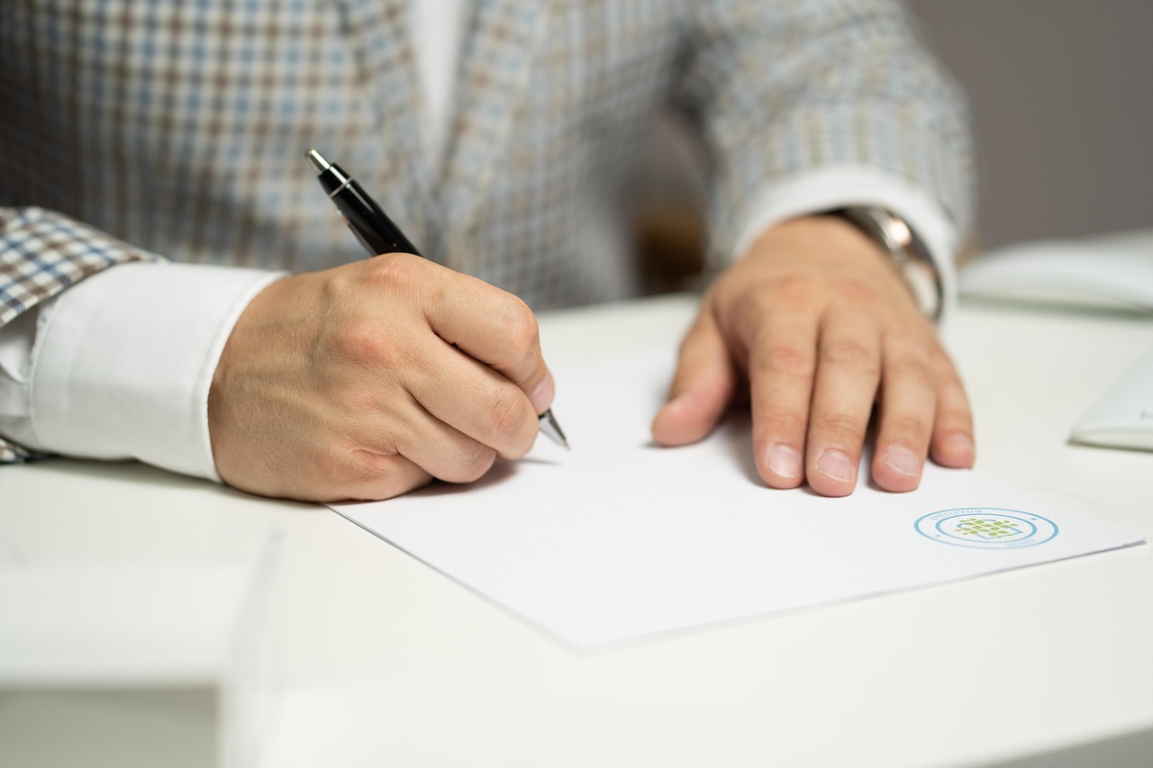 signature papier